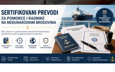 Overeni prevodi za radnike na brodovima