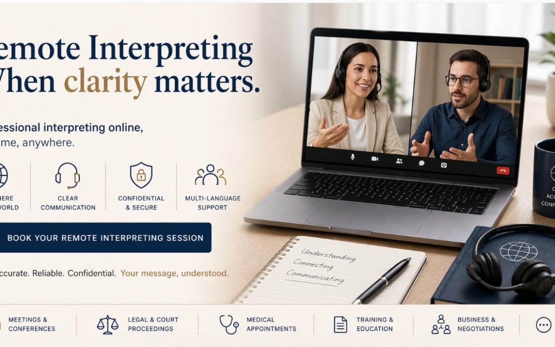 Real example: how a remote interpreting session works in practice